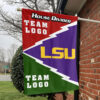 Fighting Tigers vs Custom Team House Divided Flag, Personalized Spirit Flag 1 Fighting Tigers vs Custom Team House Divided Flag, Personalized Spirit Flag