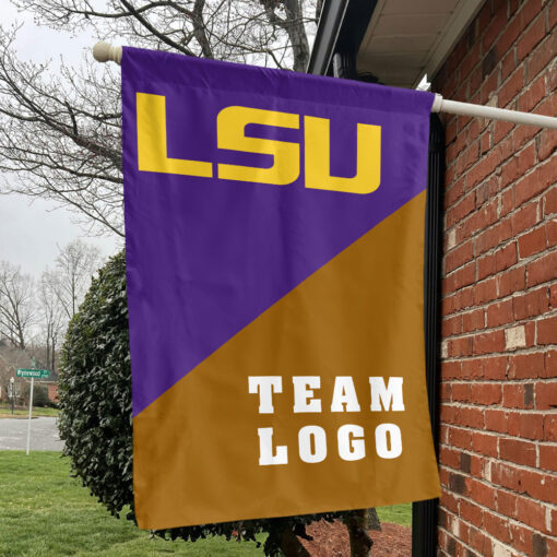 Fighting Tigers vs Custom Team House Divided Flag, Personalized Team Flag Fighting Tigers vs Custom Team House Divided Flag, Personalized Team Flag