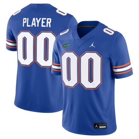 Florida Gators Jordan Brand NIL Pick-A-Player Football Game Jersey – Royal, Limited Replica Fan Edition