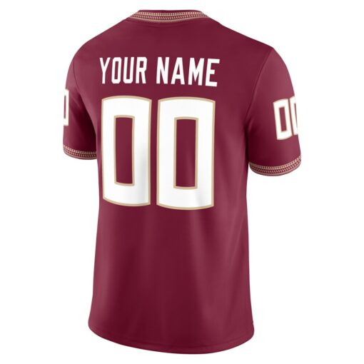 Florida State Seminoles  Custom Football Game Jersey – Garnet, Limited Replica Fan Edition