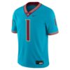 Florida State Seminoles Nike Alternate Game Jersey - Turquoise, Limited Replica Fan Edition