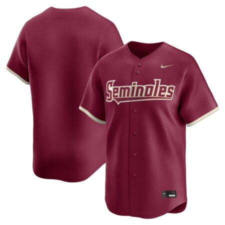 Florida State Seminoles Nike College Limited Baseball Jersey – Garnet, Limited Replica Fan Edition
