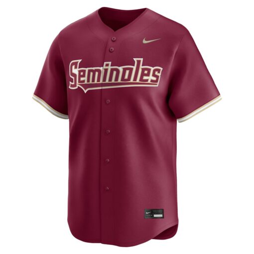 Florida State Seminoles Nike College Limited Baseball Jersey – Garnet, Limited Replica Fan Edition