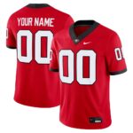 Georgia Bulldogs  Custom Football Game Jersey - Red, Limited Replica Fan Edition