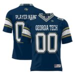 Georgia Tech Yellow Jackets GameDay Greats NIL Pick-A-Player Football Jersey - Navy, Limited Replica Fan Edition