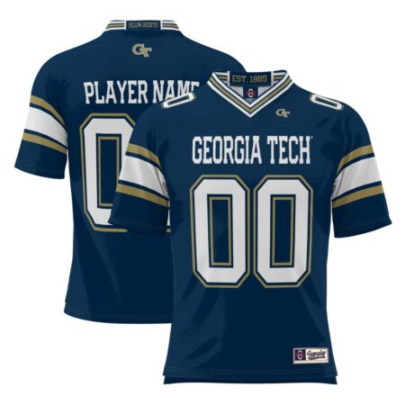 Georgia Tech Yellow Jackets GameDay Greats NIL Pick-A-Player Football Jersey – Navy, Limited Replica Fan Edition