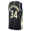 Giannis Antetokounmpo Milwaukee Bucks Jordan Brand Unisex Swingman Jersey - Statement Edition - Black, Limited Replica Fan Edition
