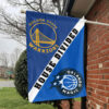 Golden State vs Orlando House Divided Flag, NBA House Divided Flag 1 Golden State vs Orlando House Divided Flag, NBA House Divided Flag