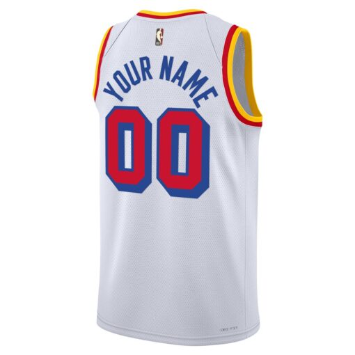 Golden State Warriors Unisex Adult Swingman Custom Jersey – Classic Edition – White, Limited Replica Fan Edition