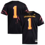 Grambling Tigers Premier Strategy Jersey - Black, Limited Replica Fan Edition