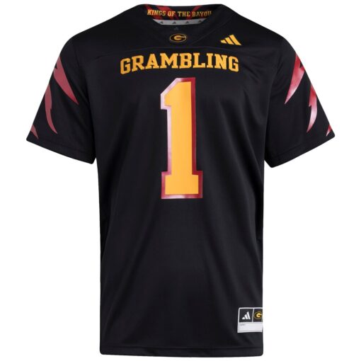 Grambling Tigers Premier Strategy Jersey – Black, Limited Replica Fan Edition