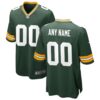 Green Bay Packers Custom Game Jersey - Green, Limited Replica Fan Edition