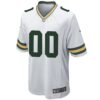 Green Bay Packers Custom Game Jersey - White, Limited Replica Fan Edition