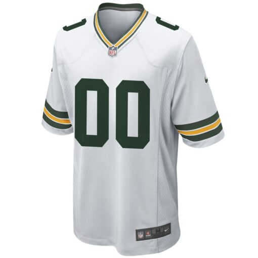 Green Bay Packers  Custom Game Jersey – White, Limited Replica Fan Edition