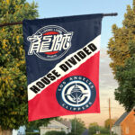Guangzhou vs LA House Divided Flag, NBA House Divided Flag