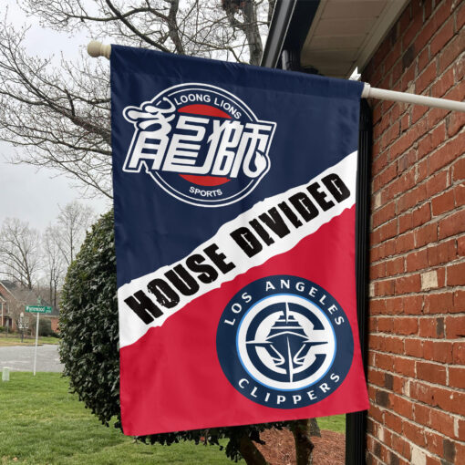 Guangzhou vs LA House Divided Flag, NBA House Divided Flag Guangzhou vs LA House Divided Flag, NBA House Divided Flag