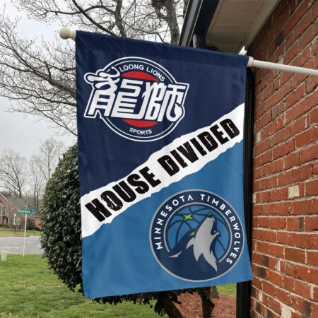 Guangzhou vs Minnesota House Divided Flag, NBA House Divided Flag Guangzhou vs Minnesota House Divided Flag, NBA House Divided Flag