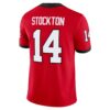 Gunner Stockton Georgia Bulldogs Nike Home NIL Football Game Jersey - Red, Limited Replica Fan Edition
