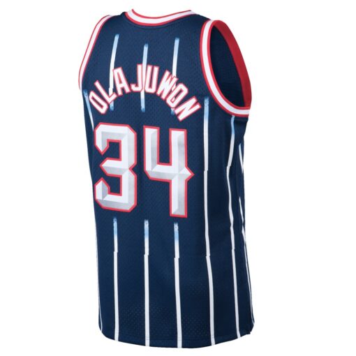 Hakeem Olajuwon Houston Rockets Mitchell & Ness 1996, Limited Replica Fan Edition