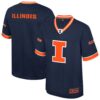 Illinois Fighting Illini Colosseum Nothing But The Hits Football Jersey - Navy, Limited Replica Fan Edition