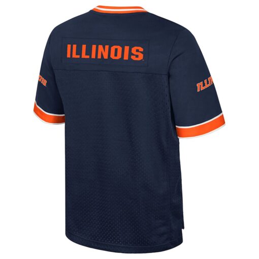 Illinois Fighting Illini Colosseum Nothing But The Hits Football Jersey – Navy, Limited Replica Fan Edition