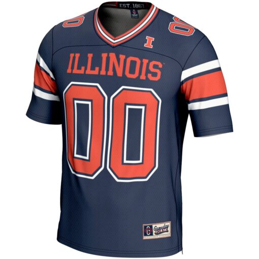 Illinois Fighting Illini GameDay Greats NIL Pick-A-Player Football Jersey – Navy, Limited Replica Fan Edition