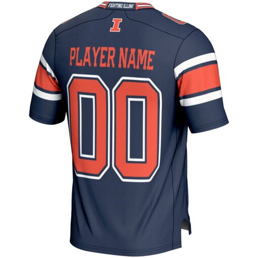 Illinois Fighting Illini GameDay Greats NIL Pick-A-Player Football Jersey – Navy, Limited Replica Fan Edition
