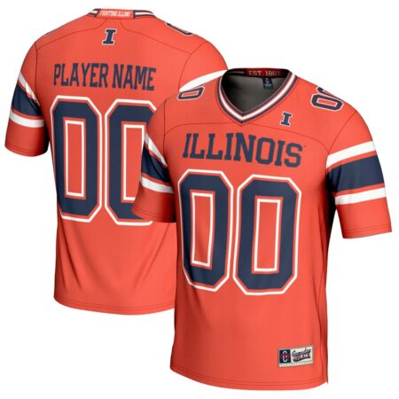Illinois Fighting Illini GameDay Greats NIL Pick-A-Player Football Jersey – Orange, Limited Replica Fan Edition