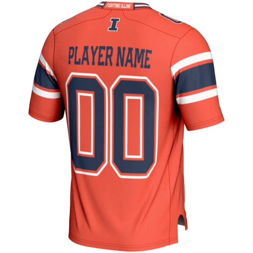 Illinois Fighting Illini GameDay Greats NIL Pick-A-Player Football Jersey – Orange, Limited Replica Fan Edition