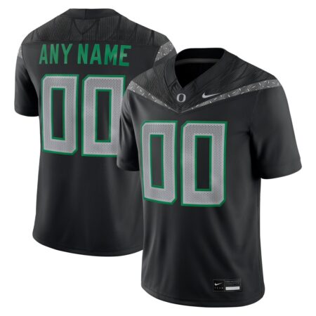 Oregon Ducks Custom Game Jersey – Black, Limited Replica Fan Edition