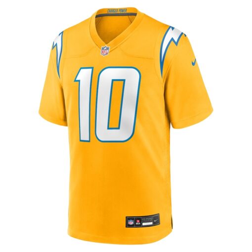 Justin Herbert Los Angeles Chargers jersey – Gold, Limited Replica Fan Edition