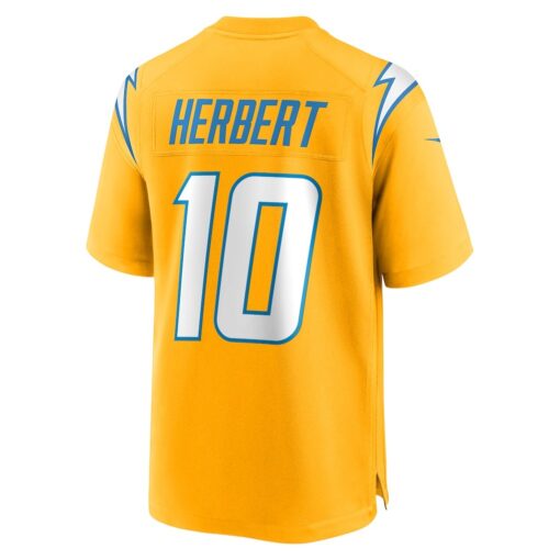 Justin Herbert Los Angeles Chargers jersey – Gold, Limited Replica Fan Edition