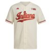 Indiana Hoosiers Replica Baseball Jersey - Cream, Limited Replica Fan Edition