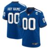Indiana Nights Indianapolis Colts Alternate Custom Game Jersey - Blue, Limited Replica Fan Edition