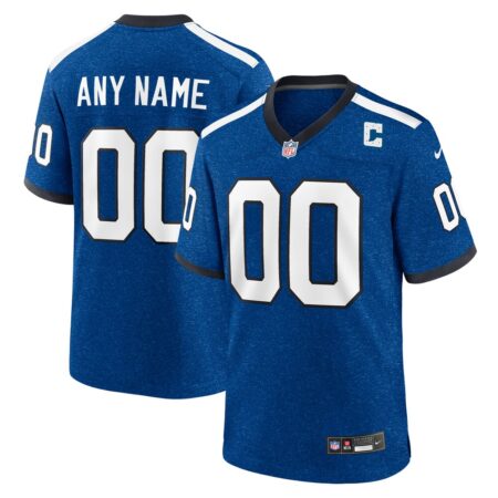 Indiana Nights Indianapolis Colts  Alternate Custom Game Jersey – Blue, Limited Replica Fan Edition