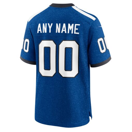 Indiana Nights Indianapolis Colts  Alternate Custom Game Jersey – Blue, Limited Replica Fan Edition