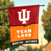 Indiana vs Custom Team House Divided Flag, Custom Game Day Flag