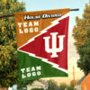 Indiana vs Custom Team House Divided Flag, Custom Rival Flag