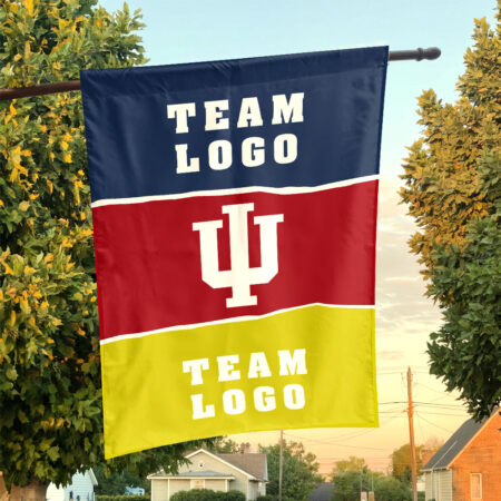 Indiana vs Custom Team House Divided Flag, Custom Team Flag Indiana vs Custom Team House Divided Flag, Custom Team Flag