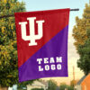 Indiana vs Custom Team House Divided Flag, NCAA College Rivalry Flag