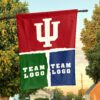 Indiana vs Custom Team House Divided Flag, NCAA House Flag