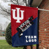 Indiana vs Custom Team House Divided Flag, NCAA Two Team Flag 1 Indiana vs Custom Team House Divided Flag, NCAA Two Team Flag