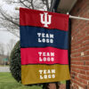 Indiana vs Custom Team House Divided Flag, Personalized College Flag 1 Indiana vs Custom Team House Divided Flag, Personalized College Flag