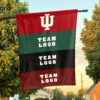 Indiana vs Custom Team House Divided Flag, Personalized House Flag
