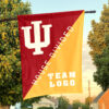 Indiana vs Custom Team House Divided Flag, Personalized Rival Flag