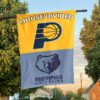 Indiana vs Memphis House Divided Flag, NBA House Divided Flag