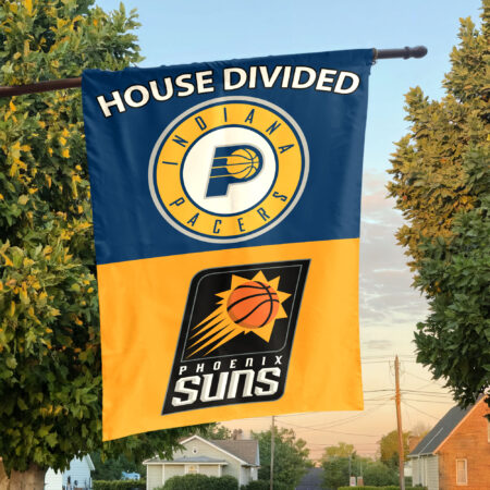 Indiana vs Phoenix House Divided Flag, NBA House Divided Flag
