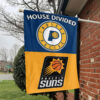 Indiana vs Phoenix House Divided Flag, NBA House Divided Flag 1 Indiana vs Phoenix House Divided Flag, NBA House Divided Flag