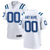 Indianapolis Colts Custom Game Jersey - White, Limited Replica Fan Edition