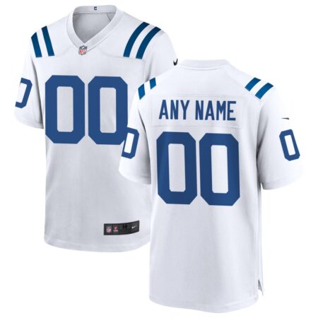 Indianapolis Colts  Custom Game Jersey – White, Limited Replica Fan Edition